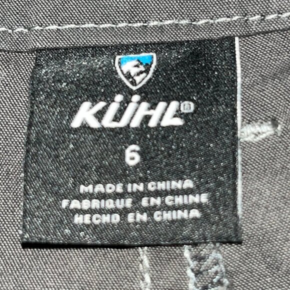 KUHL WOMEN'S SPLASH 11" CARGO SHORTS in CARBON - HIKING PANTS - NWT - 6 - Picture 9 of 10